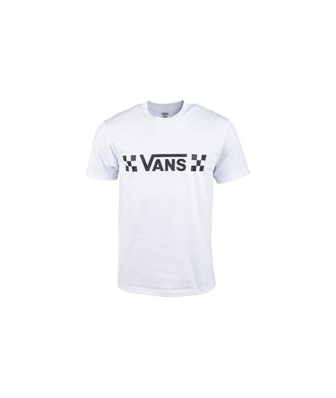 T-Shirt Vans Drop V Check-B Man Blanc