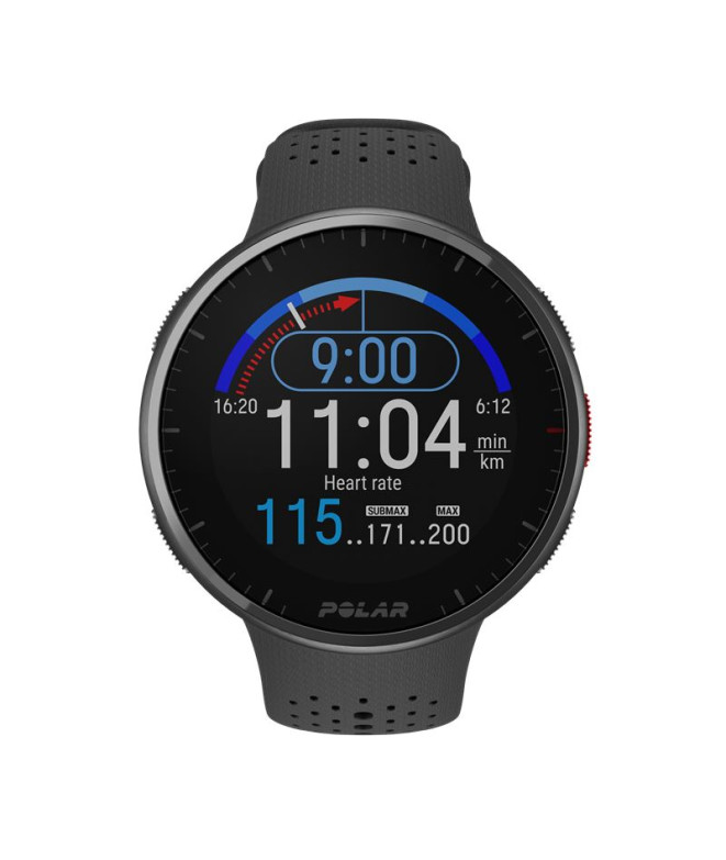 Relógio Polar Pacer Pro Cinza/Preto