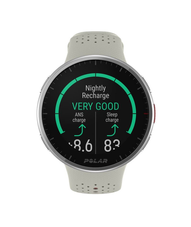 Montre Polar Pacer Pro Blanc/Rouge