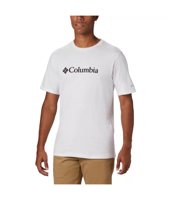 Camiseta Columbia Basic Logo Hombre WH