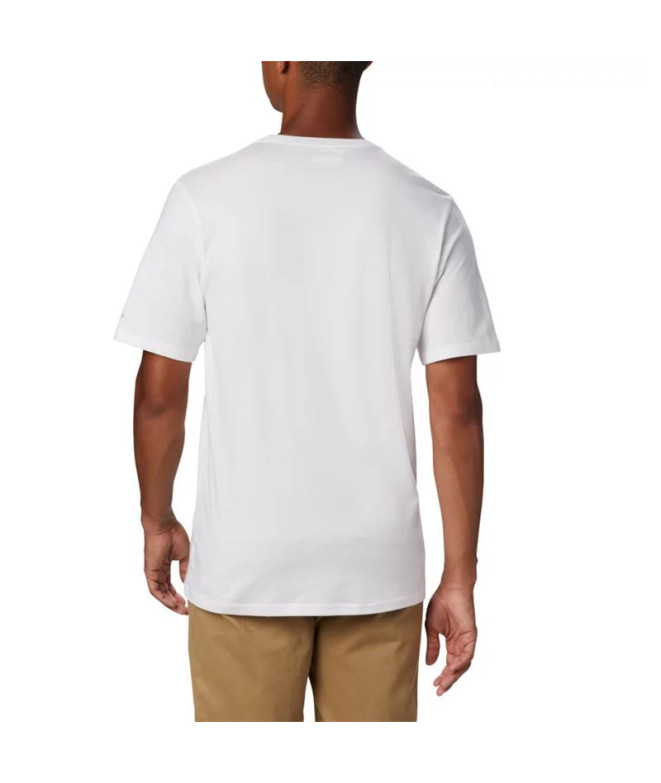 Camiseta Columbia Basic Logo Hombre WH