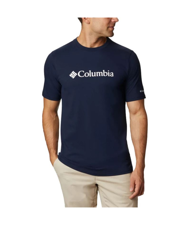 Camiseta Columbia Csc Basic Logo™ Sleeve Hombre Azul