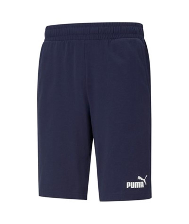 Puma Essentials Shorts Jersey Hommes Bleu