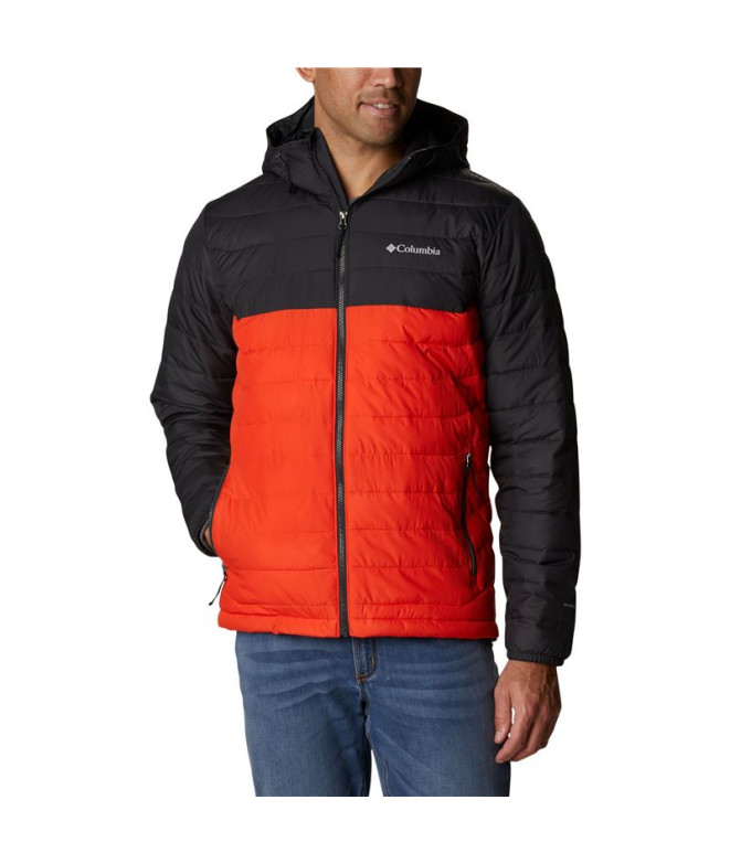Columbia Powder Lite™ Hooded Jacket Hommes Orange