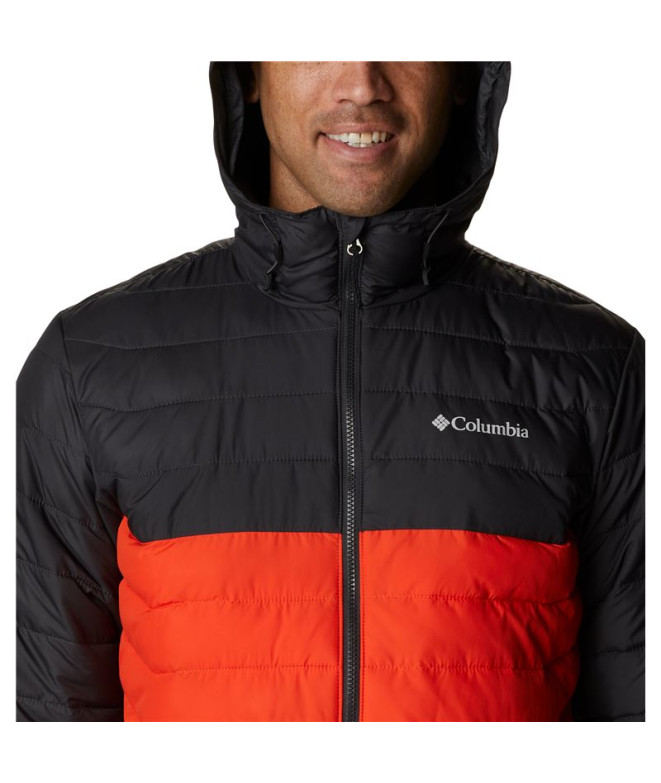 Columbia Powder Lite™ Hooded Jacket Hommes Orange