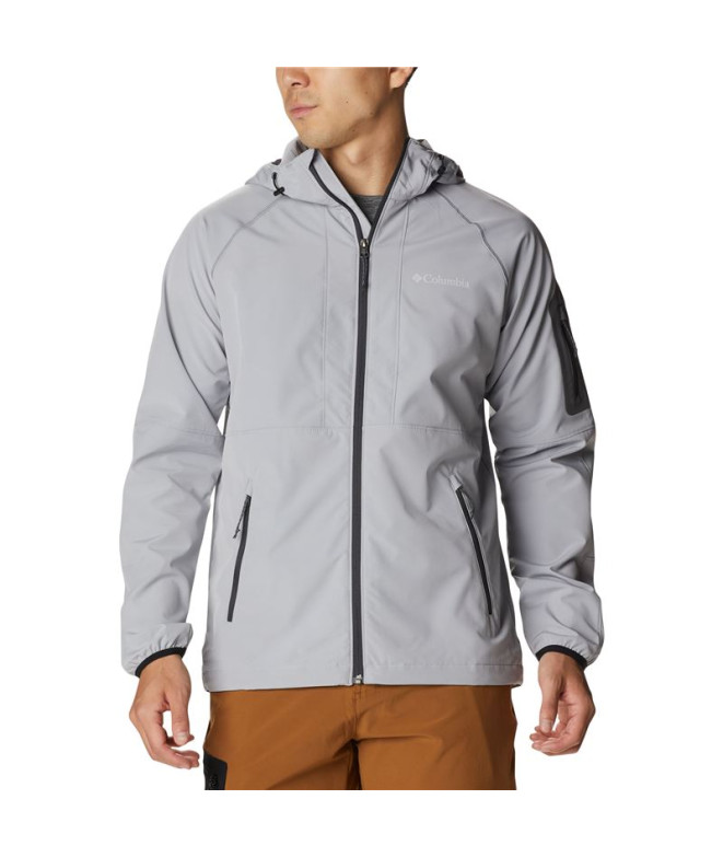 Columbia Tall Heights™ Hooded Softshell Jacket Hommes Gris