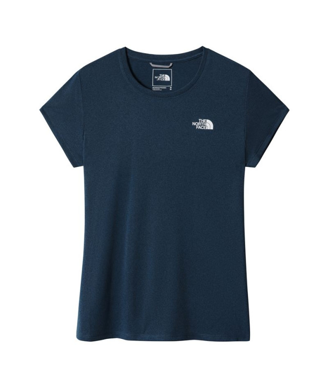 T-Shirt The North Face Reaxion Ampere Azul para mulher