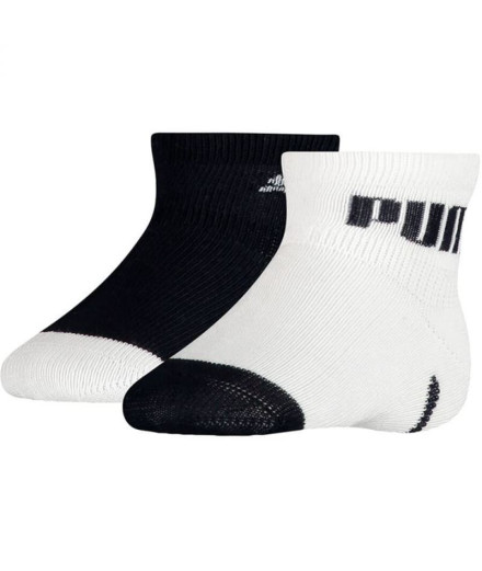 Chaussettes Puma Baby Mini Cats x2 Noir/Blanc