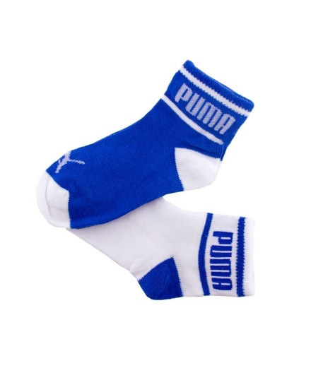Meias Puma Baby Wording x2 Azul