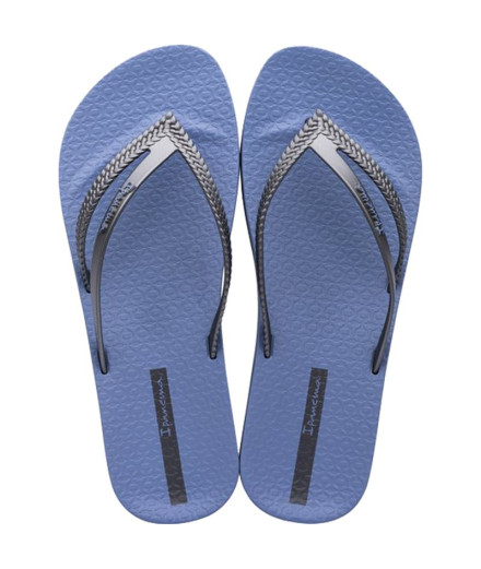 Tongs par Natation Ipanema Bossa Soft V Femme Bleu 2