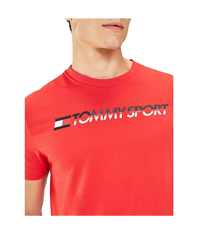 T-shirt de Fitness Tommy Hilfiger Logo Chest