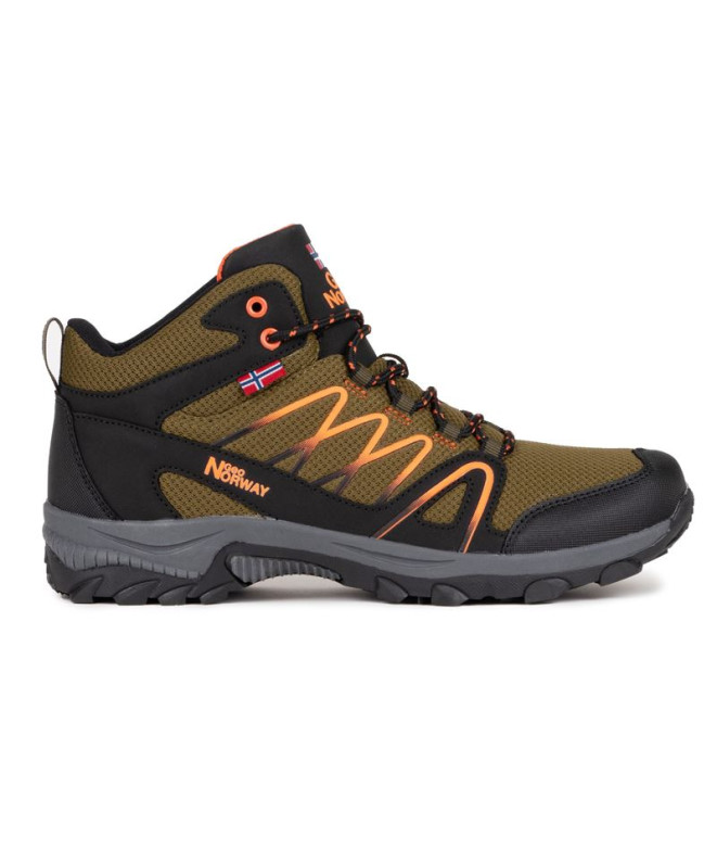 Botas de montanha Geographical Norway Trekking Homem Cáqui