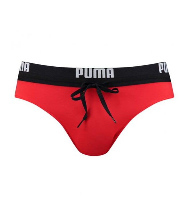 Fato de banho Slip Puma Swim Homem Vermelho vermelho