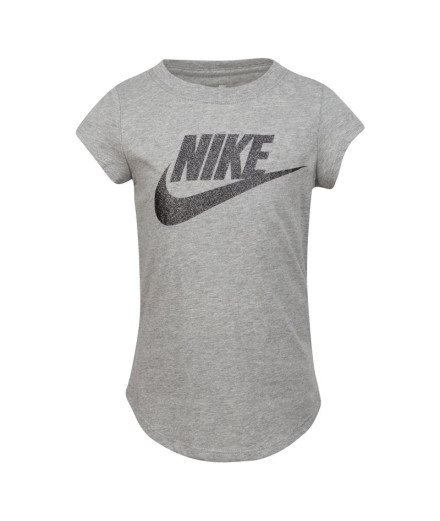 Camiseta Nike Menina Futura SS Cinzento