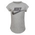 Camiseta Nike Menina Futura SS Cinzento