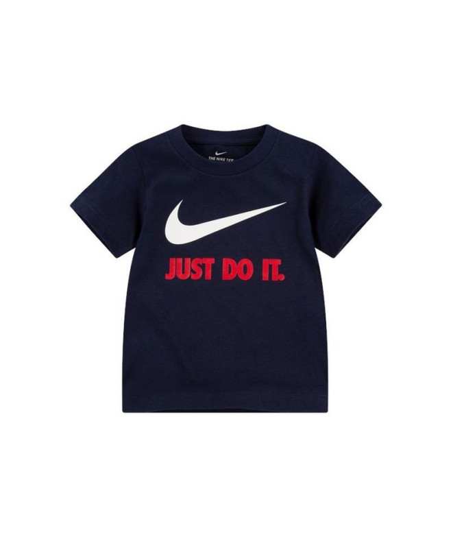 Camiseta Nike Swoosh JDI Niño Marino