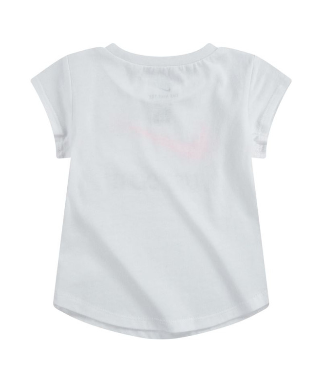 Camiseta Nike Menina Swoosh JDI Branco
