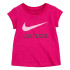 Camiseta Nike Menina Swoosh JDI Fúcsia