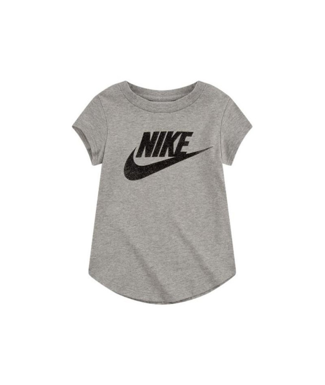 Camiseta Nike Menina Futura SS Cinzento