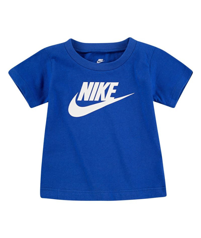 Camiseta Nike Futura SS Infantil Azul