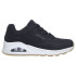 Chaussures Skechers Uno - Stand On Air Femme Black Durabuck/ Mesh