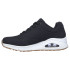 Chaussures Skechers Uno - Stand On Air Femme Black Durabuck/ Mesh