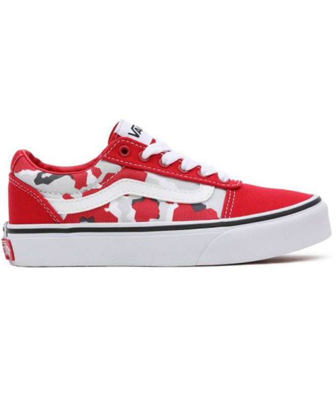 Chaussures casual Vans YT Ward Kids Red