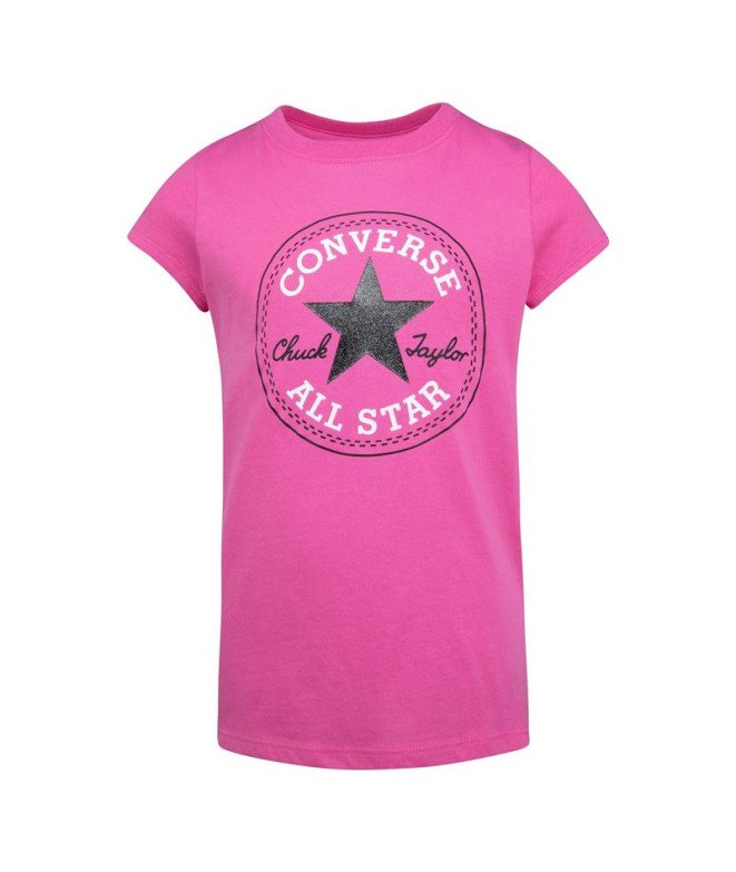 Camiseta Converse Timeless Chuck Patch Niña PK
