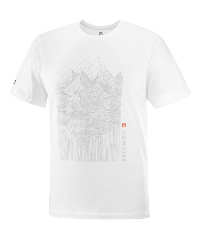 T-shirt Salomon Outlife Mountain Homme WH