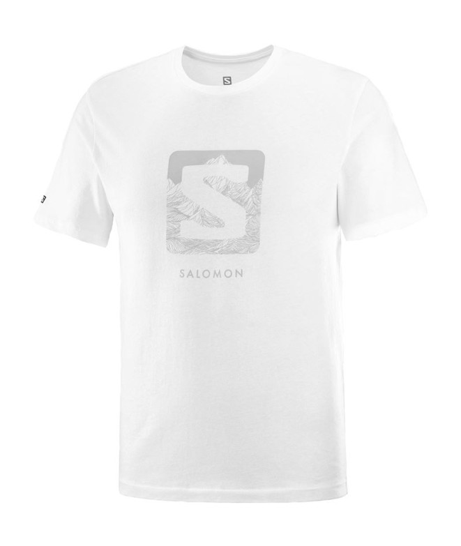 Camiseta Salomon Outlife Logo Tee Hombre WH