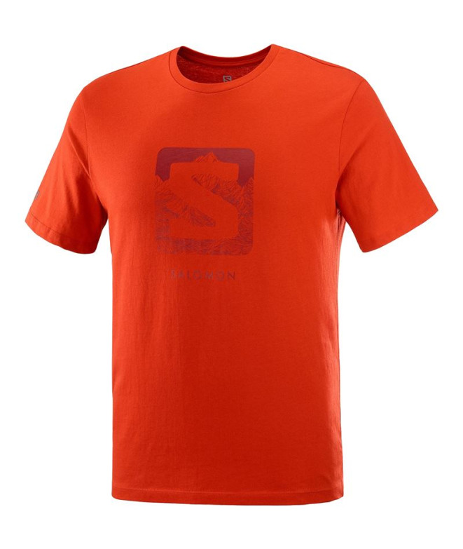 T-shirt Salomon Outlife Logo Tee Man OR