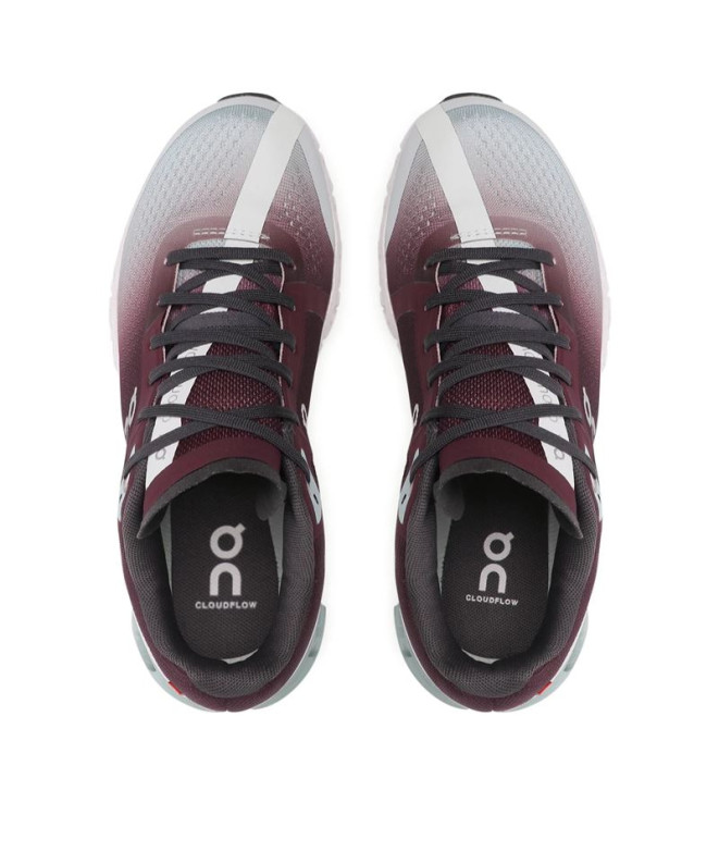Zapatillas On Running Cloudflow Mujer Rojo