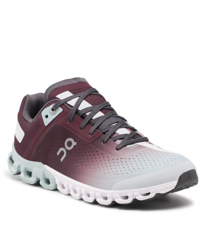 Zapatillas On Running Cloudflow Mujer Rojo