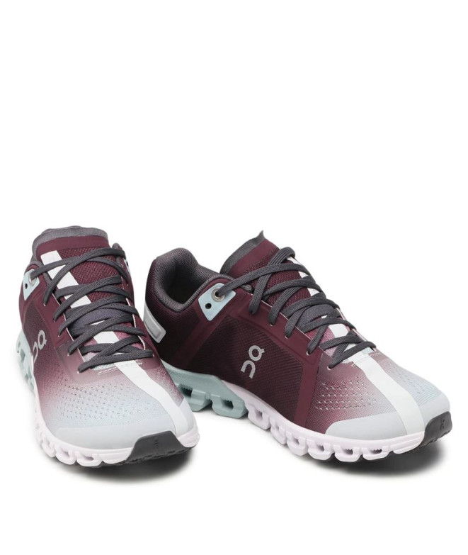 Zapatillas On Running Cloudflow Mujer Rojo
