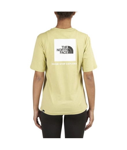 T-shirt The North Face Relaxed Redbox Mulher Verde claro 2