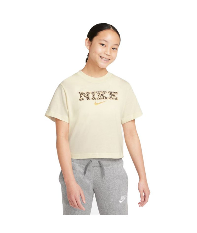 T-shirt Nike Sportswear Girl Yellow