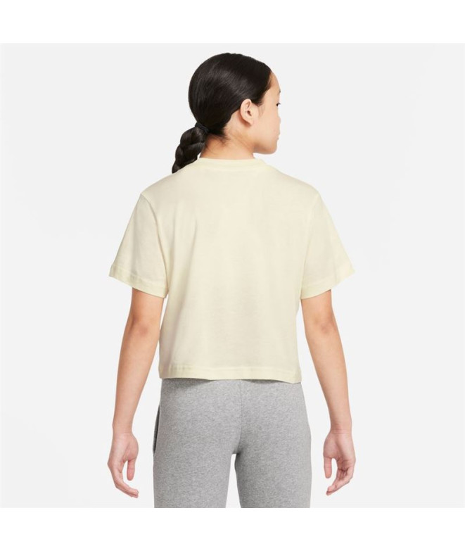 T-shirt Nike Fille Jaune Sportswear