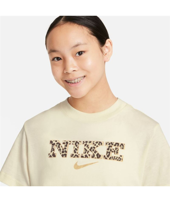 Camiseta Nike Sportswear Niña Yellow