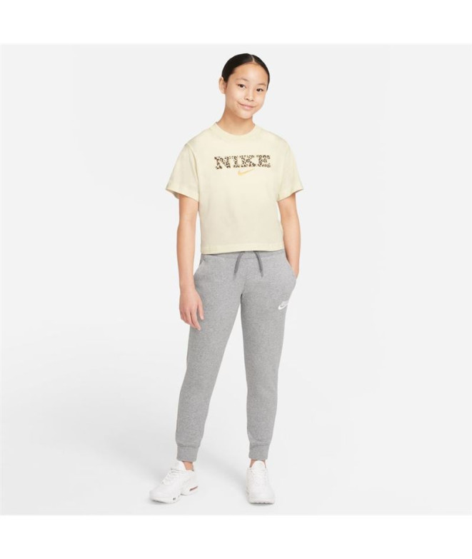 T-shirt Nike Fille Jaune Sportswear