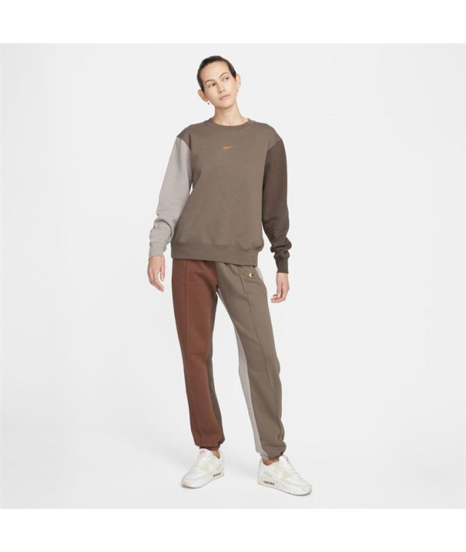 Sudadera Nike Sportswear Swoosh Mujer Brown