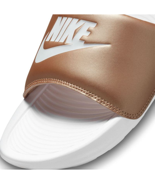 Chinelos Nike Mulher Victori One Castanho