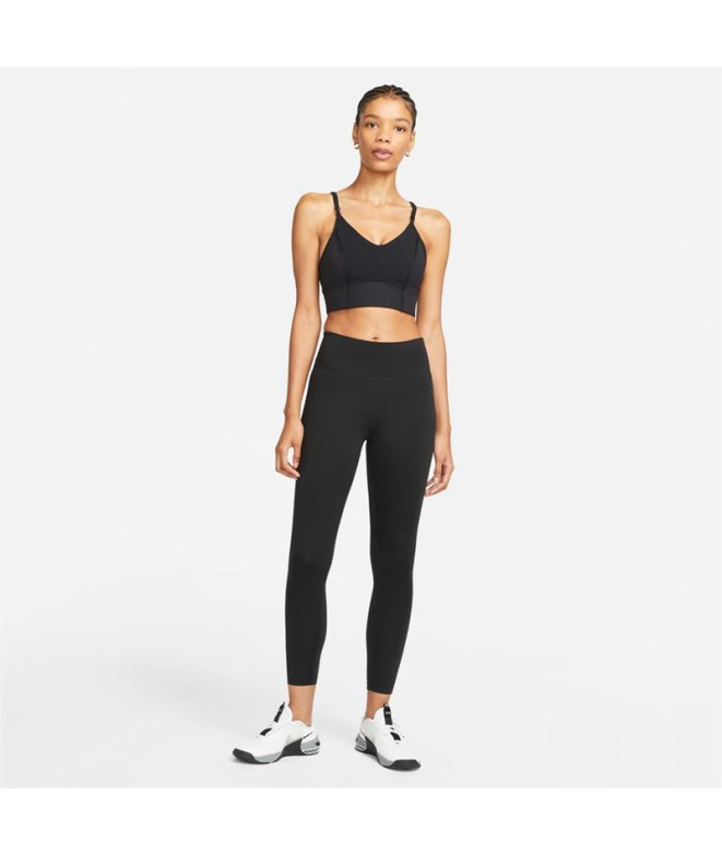 Brassiere de sport Nike Yoga Dri-Fit Indy Noir