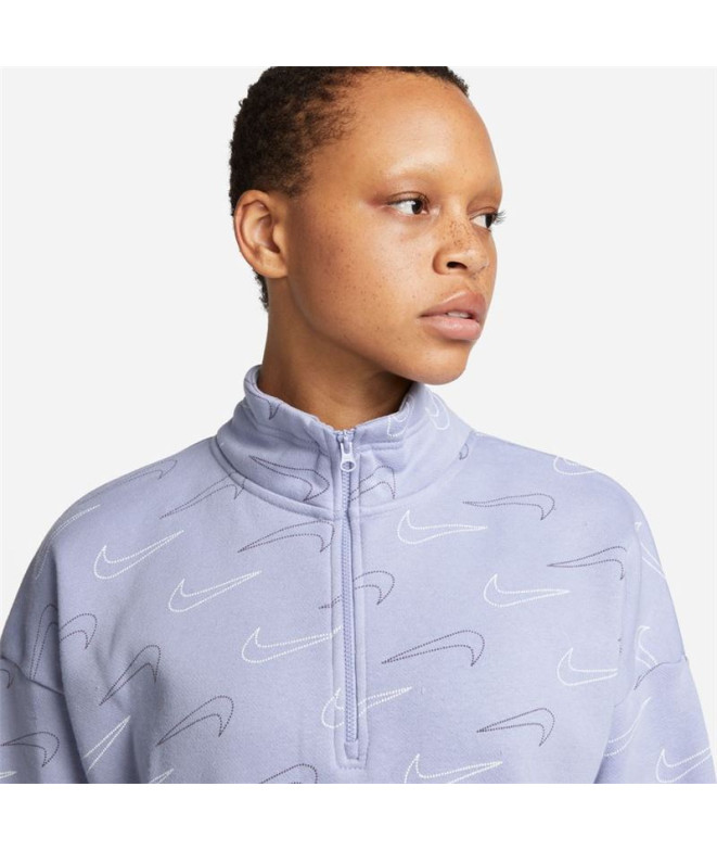 Sudadera Nike Sportswear Mujer Lila