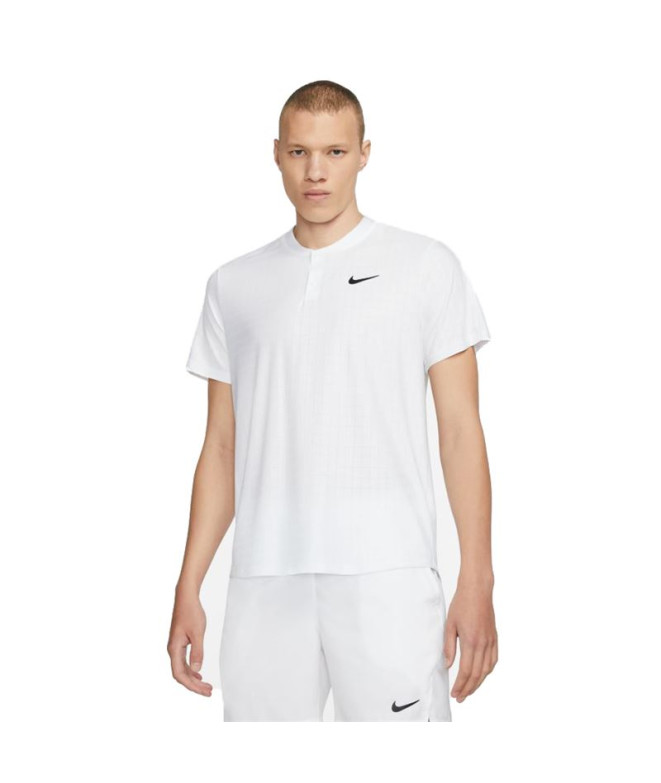 Camisola pólo de ténis NikeCourt Dri-Fit Advantage para homem Branco