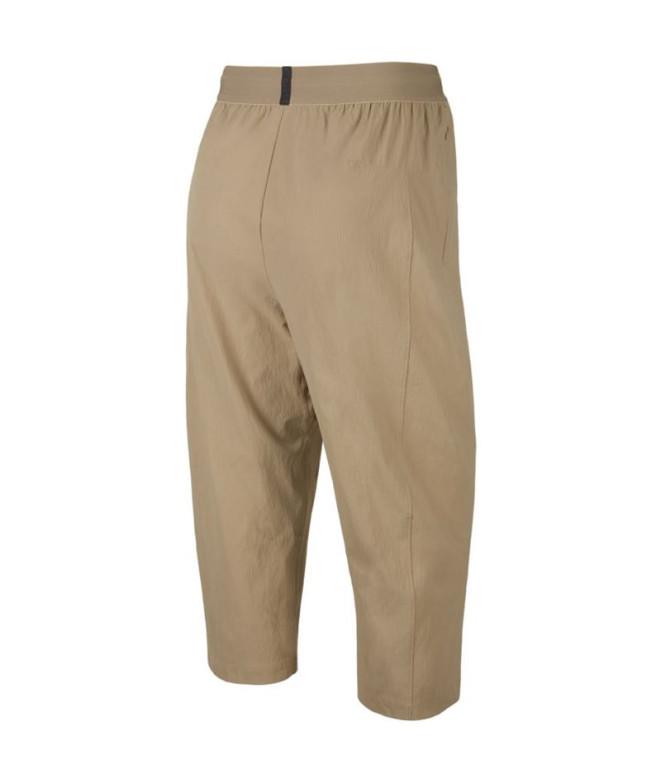 Calça Yoga Nike Homem de Dri-Fit Castanho