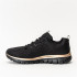 Sapatilhas Skechers Graceful-Get Connect Mulher Malha preta/Rose Gold Trim