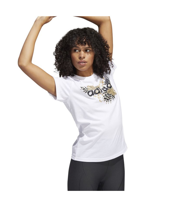 Camiseta adidas Farm Print Graphic Mujer WH