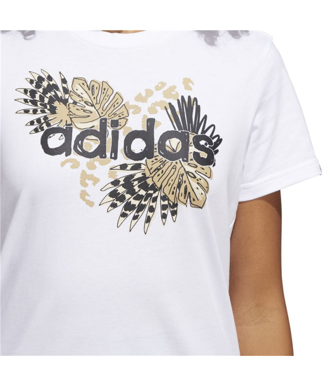 Camiseta adidas Farm Print Graphic Mujer WH