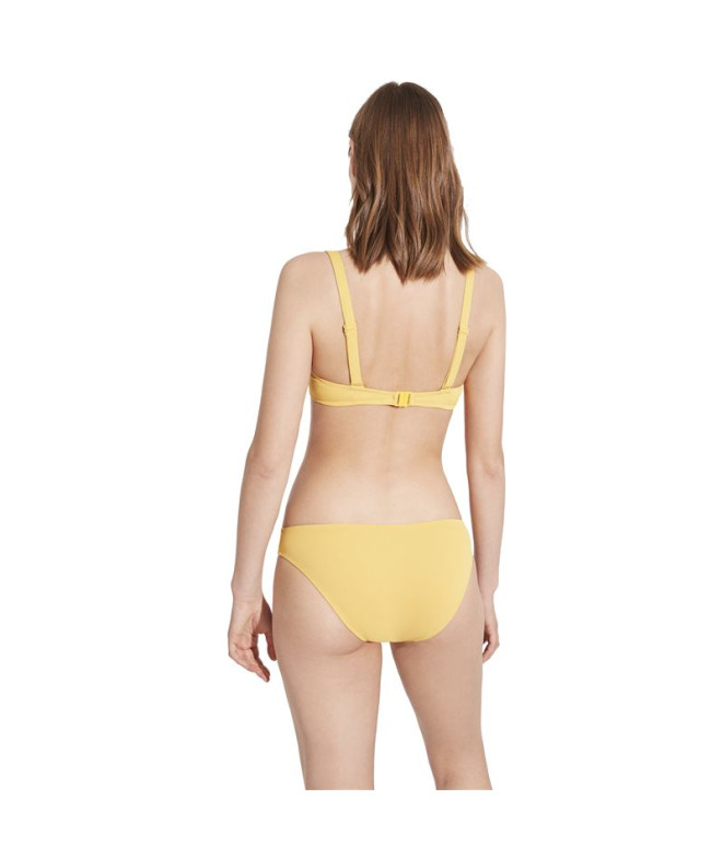 Top de bikini Ysabel Mora Hoop Bow C Cup Jaune