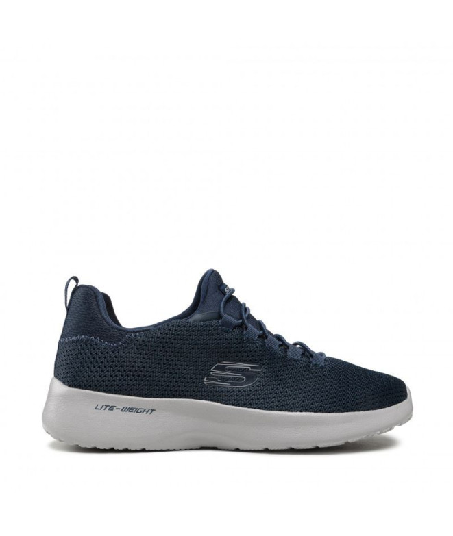 Zapatillas Skechers Dynamight Hombre Azul Marino Mesh/Trim